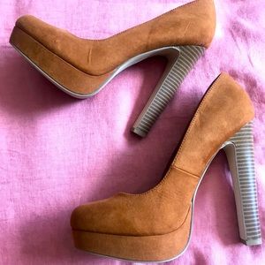 ASOS New Look stacked platform heels